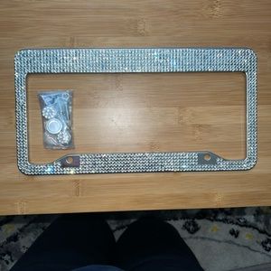 🌺License Plate Decoration